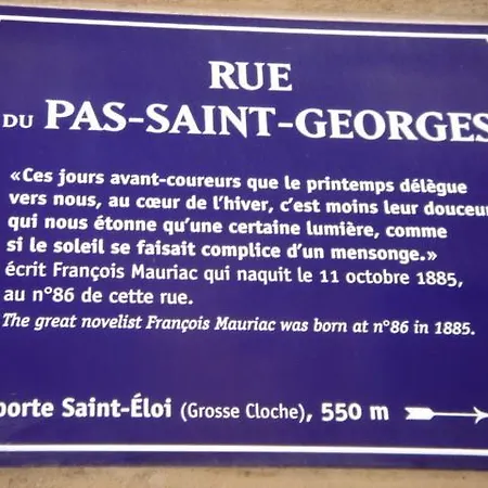 Pas St Georges Apartment *